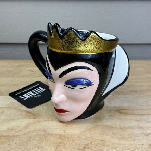Snow White Grimhilde Ingrid Disney Bioworld Evil Queen Mug Cup Sculpted Ceramic - Picture 14 of 14